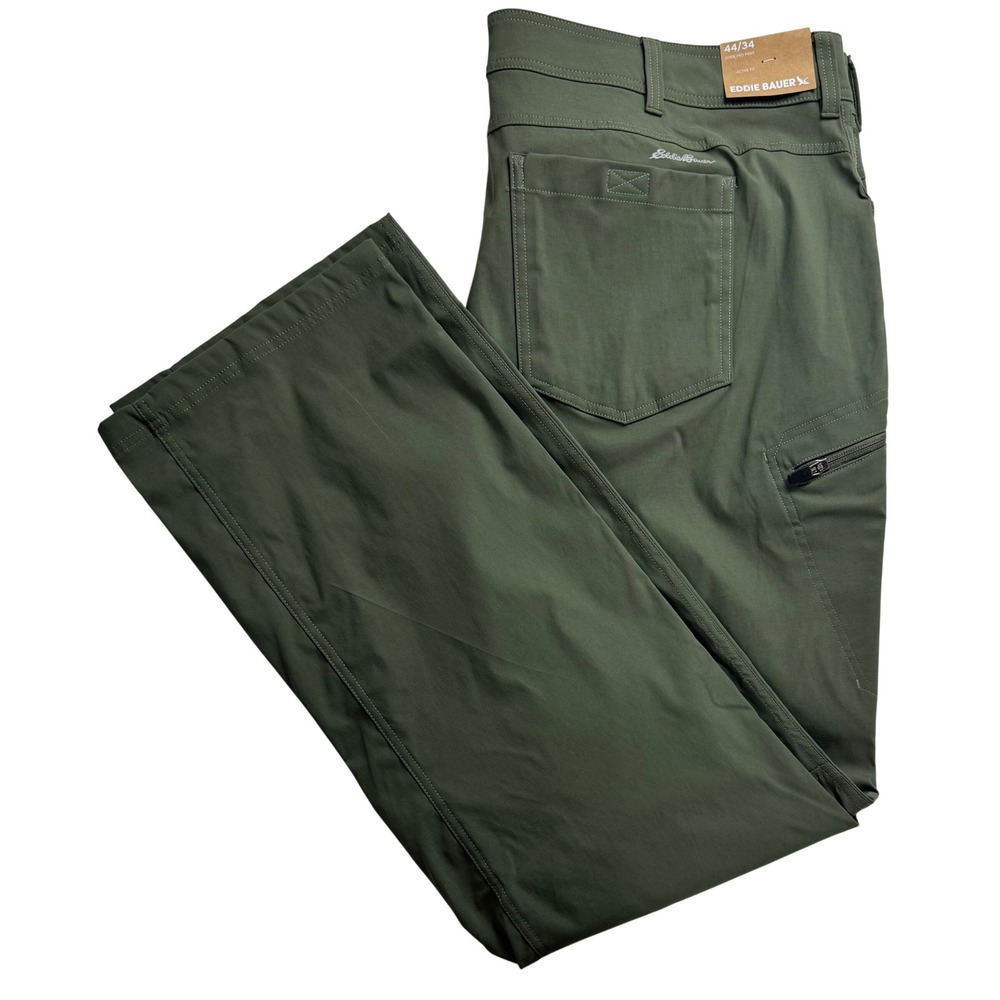 Eddie Bauer First Ascent Guide Pro Pants Mens 44x34 Spruce Green Hiking Outdoor
